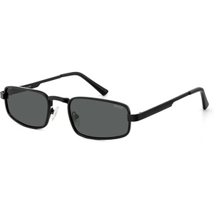 image:imageSOJOS Small Retro Rectangle Polarized Sunglasses Womens Mens SJ1297BlackGrey